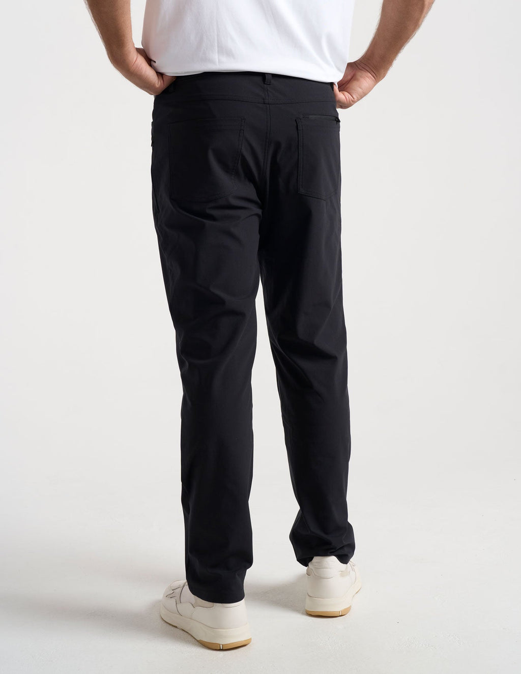 5-Pocket Tech Pants - Black - Relaxed Fit (Buzzed Gravity)