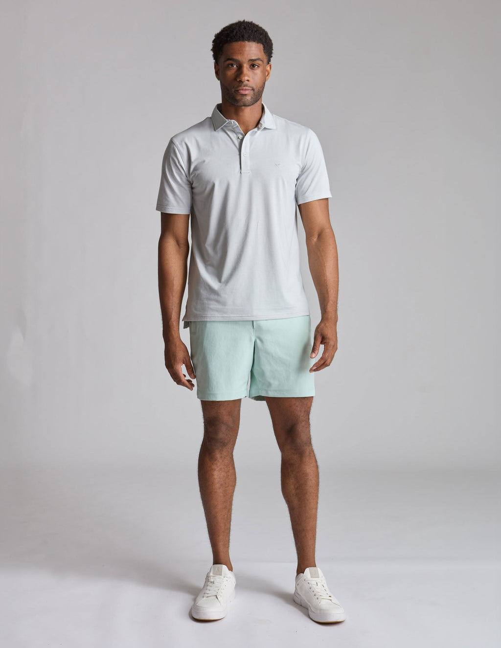 NoSweat Polo - Light Gray Heather (The Extra Inning)