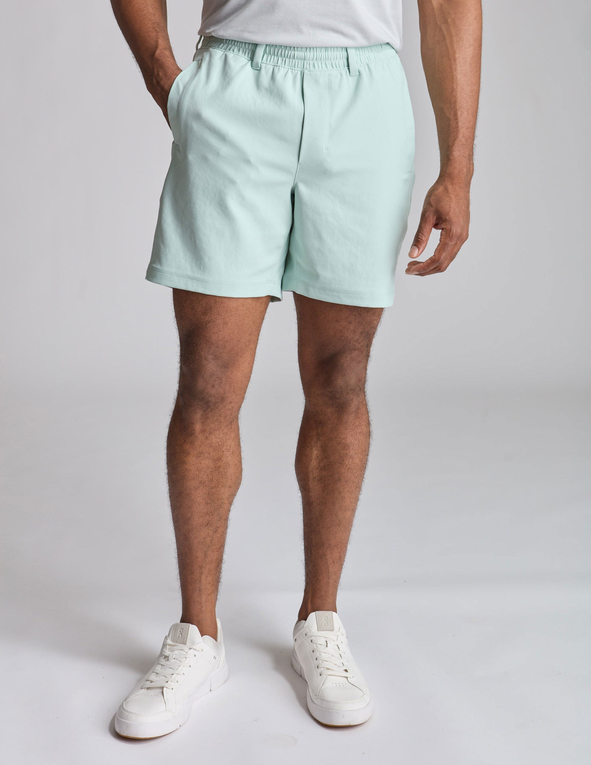 3 in 1 Khaki Shorts - Seafoam (The Seafoam Seekers)